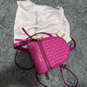 New never been used mini mk backpack